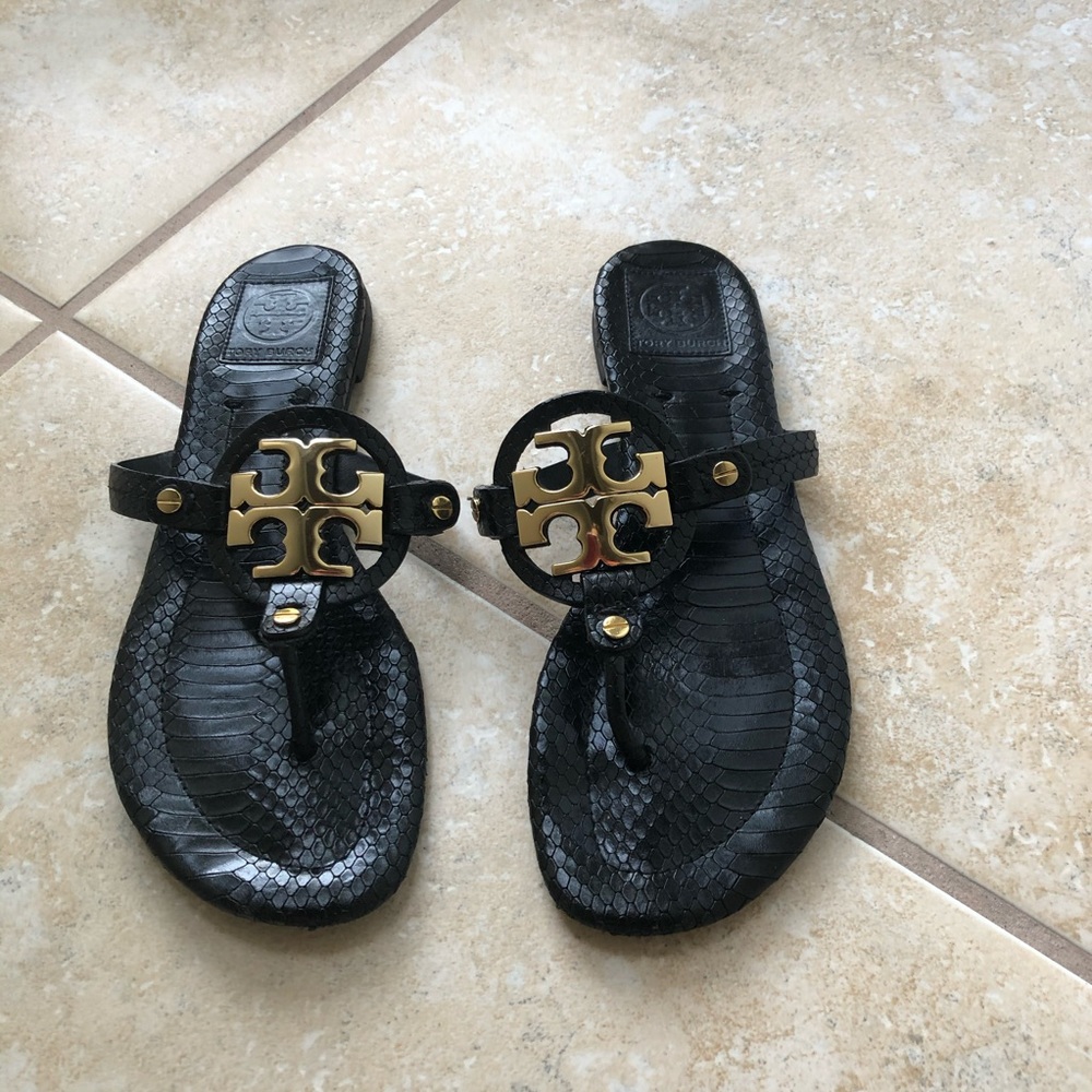 Tory burch miller size 8 1/2 black sandal